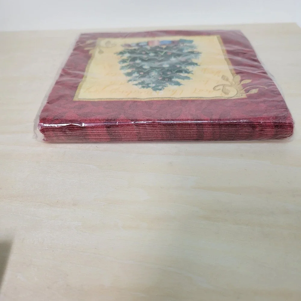 DesignWare Christmas Tree Luncheon Napkins‎ 16 Ct Holiday Party Decor Sealed
